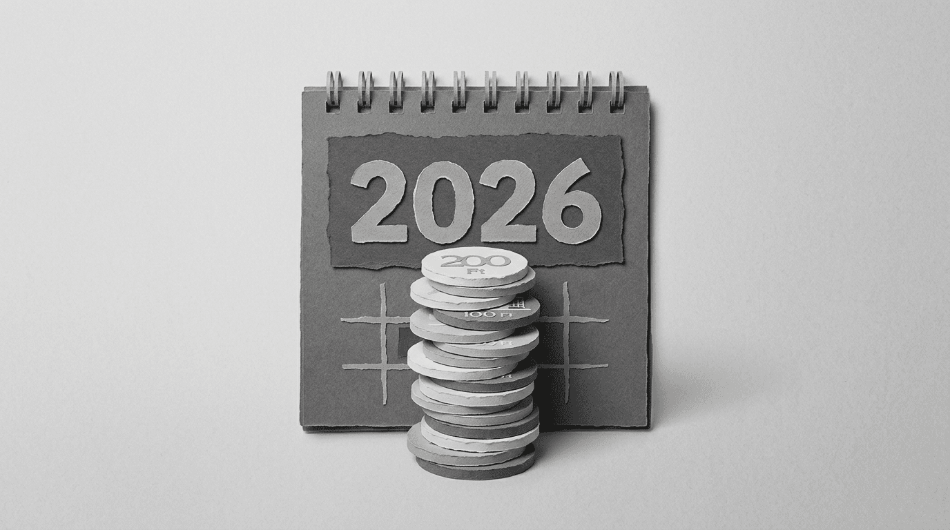 Összefoglaló a szociális hozzájárulási adó (szocho) 2026-os szabályairól. Ismerje meg az adókulcsot, az adóalap-minimumot, az adóplafont és a TBSZ szabályokat.