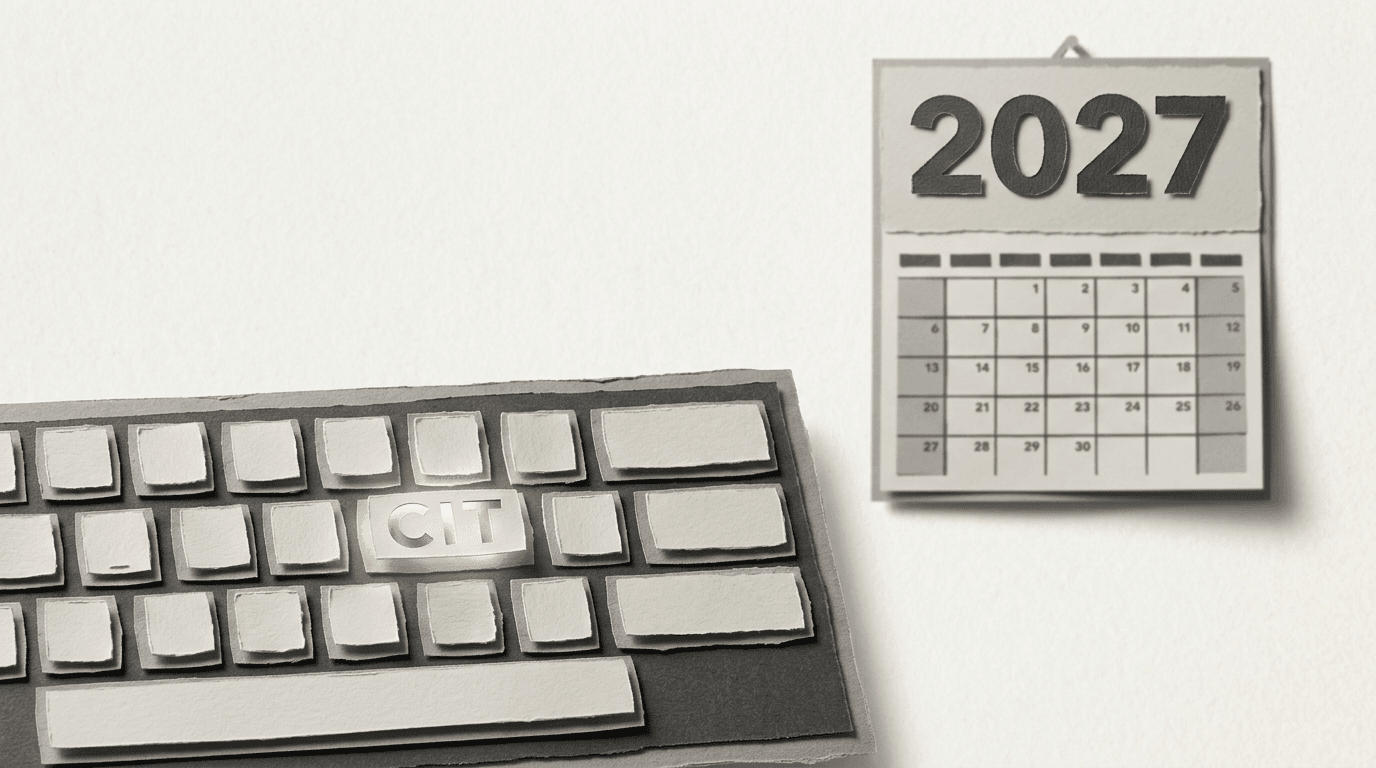 Podatnicy rozliczający VAT kwartalnie (JPK_V7K) nie muszą wdrażać JPK_CIT w 2026 roku. Sprawdź harmonogram Ministerstwa Finansów oraz warunki przesunięcia obowiązku raportowania ksiąg na 2027 rok.